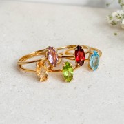 .Pierścionek Markiza z Cytrynem Gold (id: 1936)