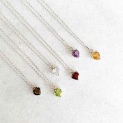 Naszyjnik Serce z Cytrynem Silver (id: 2083)