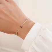 Bransoletka z Sześcioma Kamieniami Silver (id: 2130)