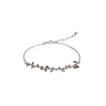  Bransoletka z Wiszącymi Turmalinami Silver