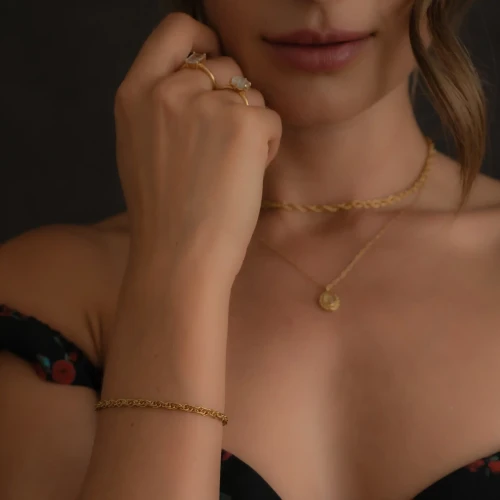 Bransoletka pozłacana