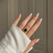 pierścionek pozłacany