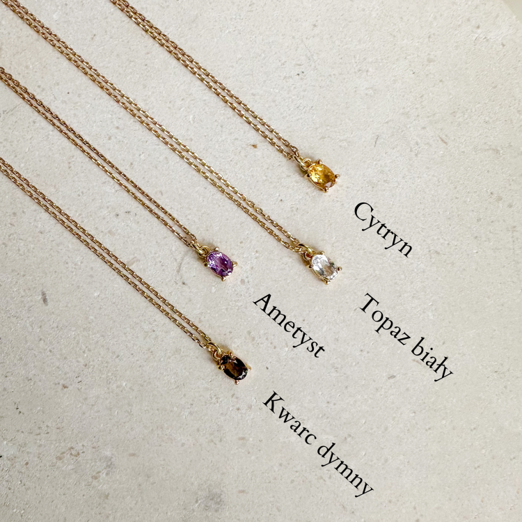 naszyjnik pozłacany