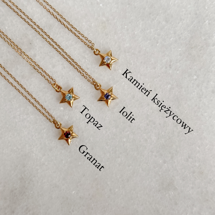 naszyjnik pozłacany