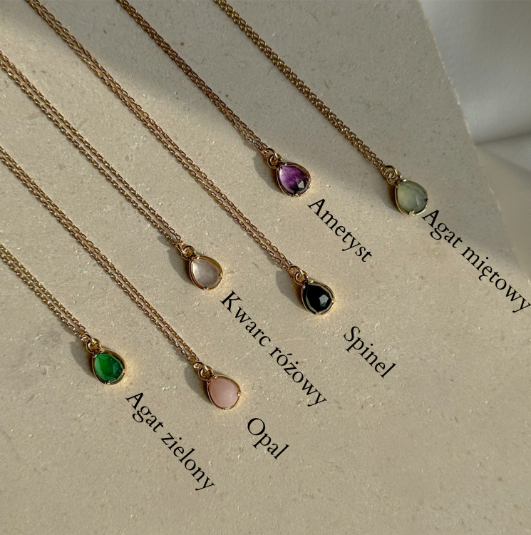 naszyjnik pozłacany