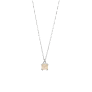 Naszyjnik z Kwadratowym Kamieniem Księżycowym Silver (id: 2329)