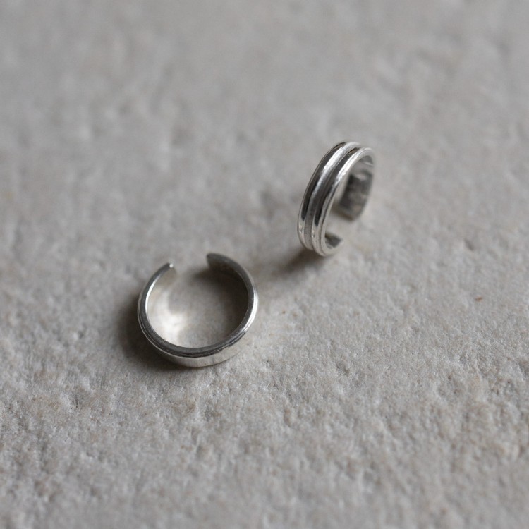 Nausznica ze Zdobieniem Silver