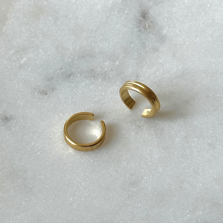 Nausznica ze Zdobieniem Gold