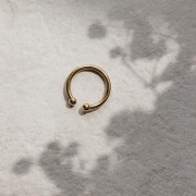 Nausznica z Kulkami Gold