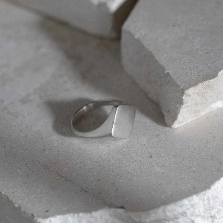 Sygnet Romb Basic Silver