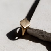 Sygnet Romb Basic Gold