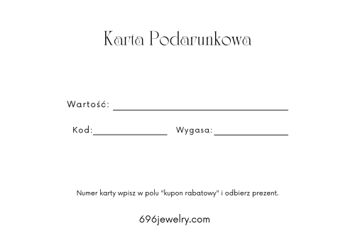 Elektroniczna Karta podarunkowa 696