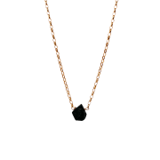 Naszyjnik z Czarnym Turmalinem Łezka Gold