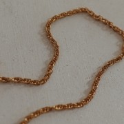 Łańcuszek z Potrójnym Splotem Gold