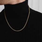 Łańcuszek z Potrójnym Splotem Gold
