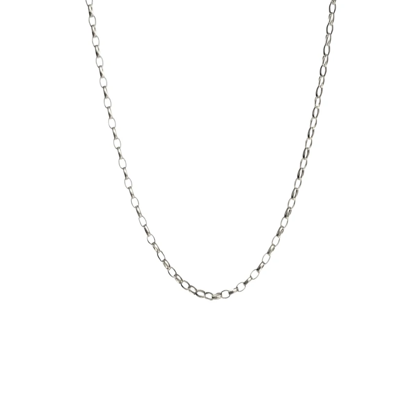 Łańcuszek Cienki Ankier Silver