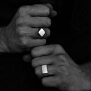 Sygnet Romb Basic Silver