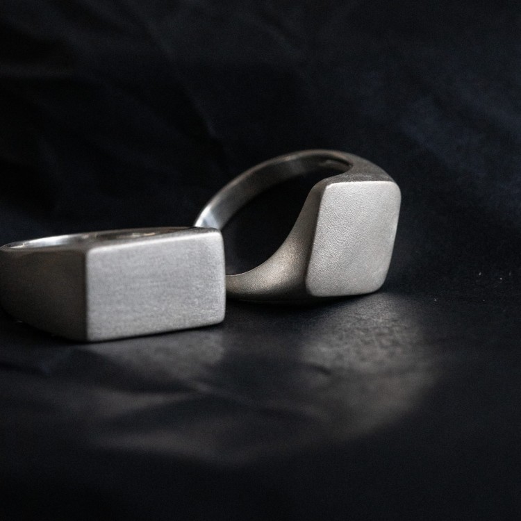 Sygnet Romb Basic Silver