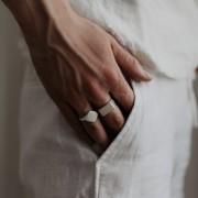 Sygnet Romb Basic Silver