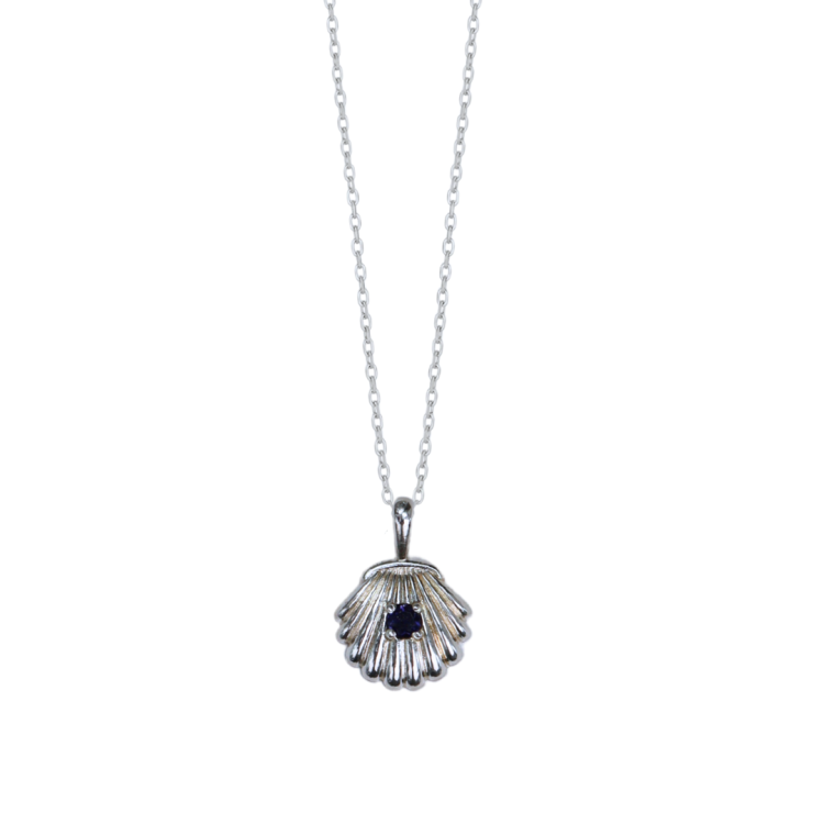 Naszyjnik Muszelka z Iolitem Silver (id: 2763)