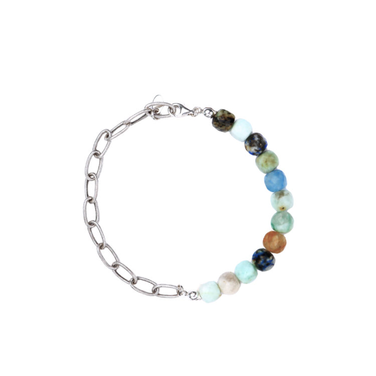 Bransoletka z Chryzykolą Silver (id: 2854)