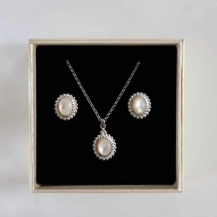 zestaw silver vintage masa perlowa.webp