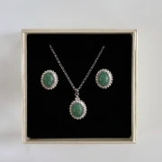Zestaw Silver Vintage z Awenturynem.webp