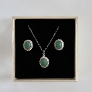 Zestaw Silver Vintage z Awenturynem.webp