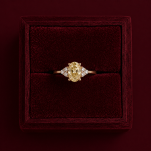Żółty diament laboratoryjny 1 ct