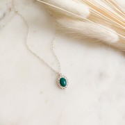 Naszyjnik vintage z agatem