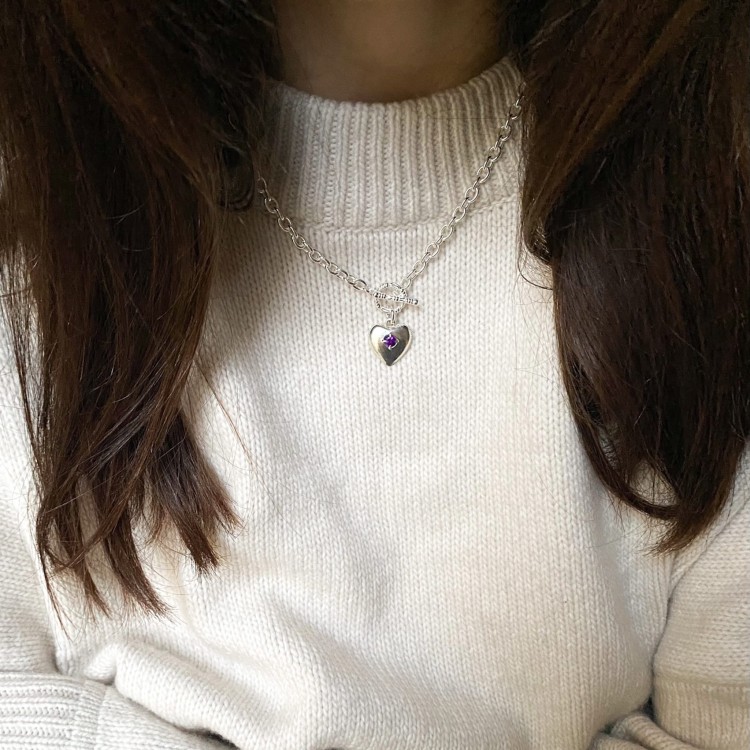 Serce na grubym łańcuchu