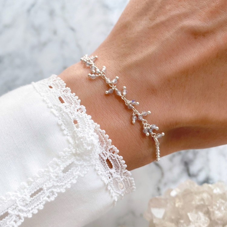 Bransoletka z labradorytami