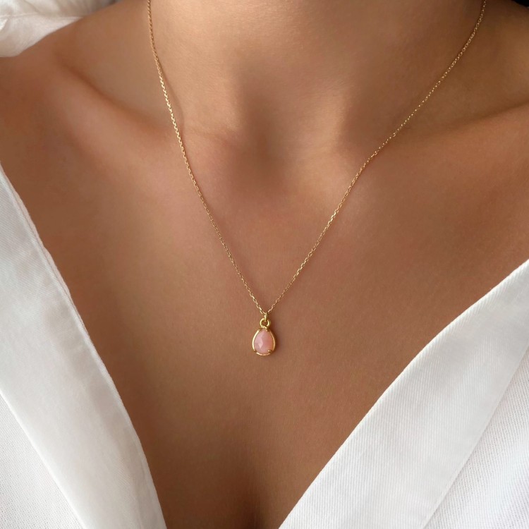 Naszyjnik Łezka z Opalem