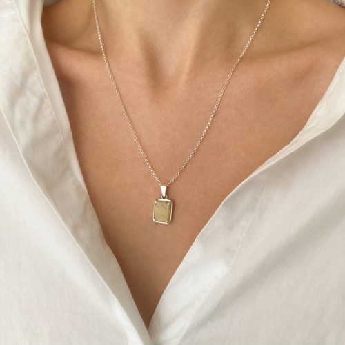 Cytryn na łańcuszku rolo o dł. 50 cm