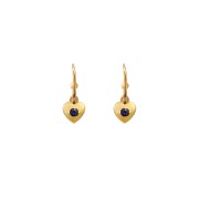 Kolczyki Serca z Iolitem Gold (id: 1503)