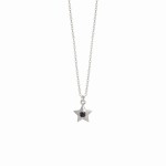 Naszyjnik Mini Gwiazdka z Iolitem Silver 