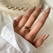 Pierścionek z topazem