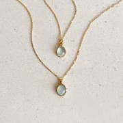 Naszyjniki z agatem miętowym