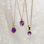 Naszyjniki z ametystem