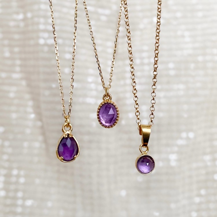 Naszyjniki z ametystem